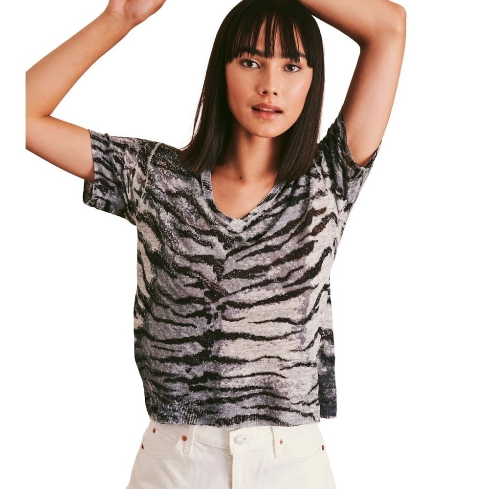 LINE knitwear 100% linen top size M